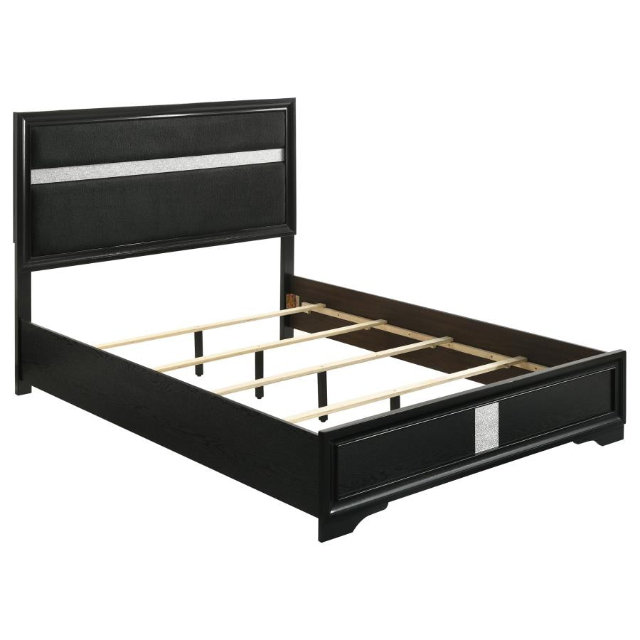 Miranda 5-piece Eastern King Bedroom Set Black - 206360KE-S5
