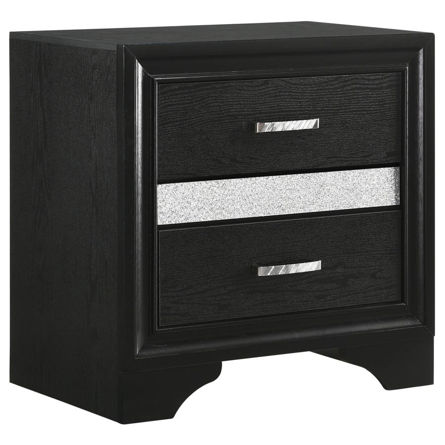 Miranda 5-piece Eastern King Bedroom Set Black - 206360KE-S5