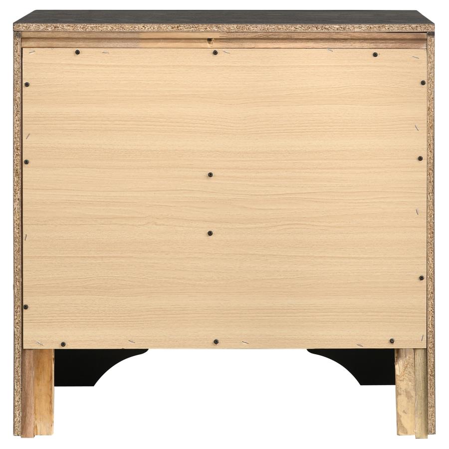 Miranda 3-drawer Nightstand Bedside Table Black - 206362