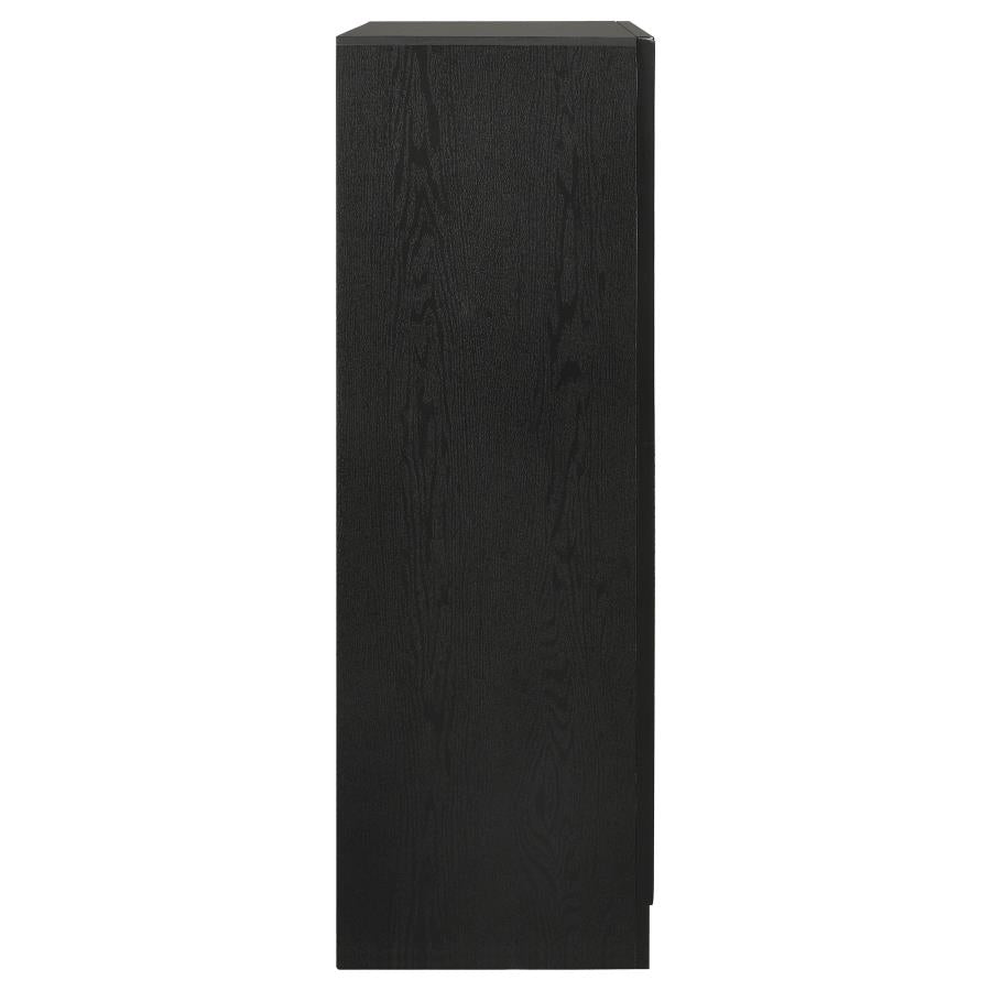 Miranda 6-drawer Bedroom Chest Black - 206365