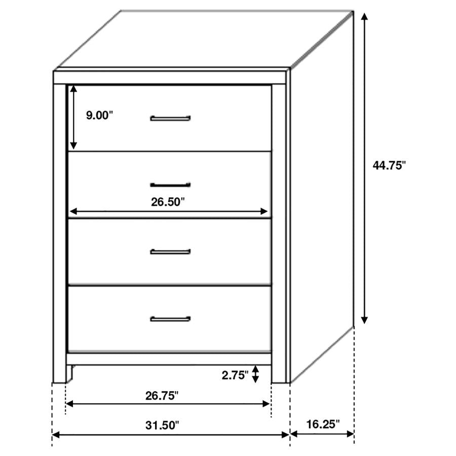 Brantford 5-piece Queen Bedroom Set Barrel Oak - 207040Q-S5