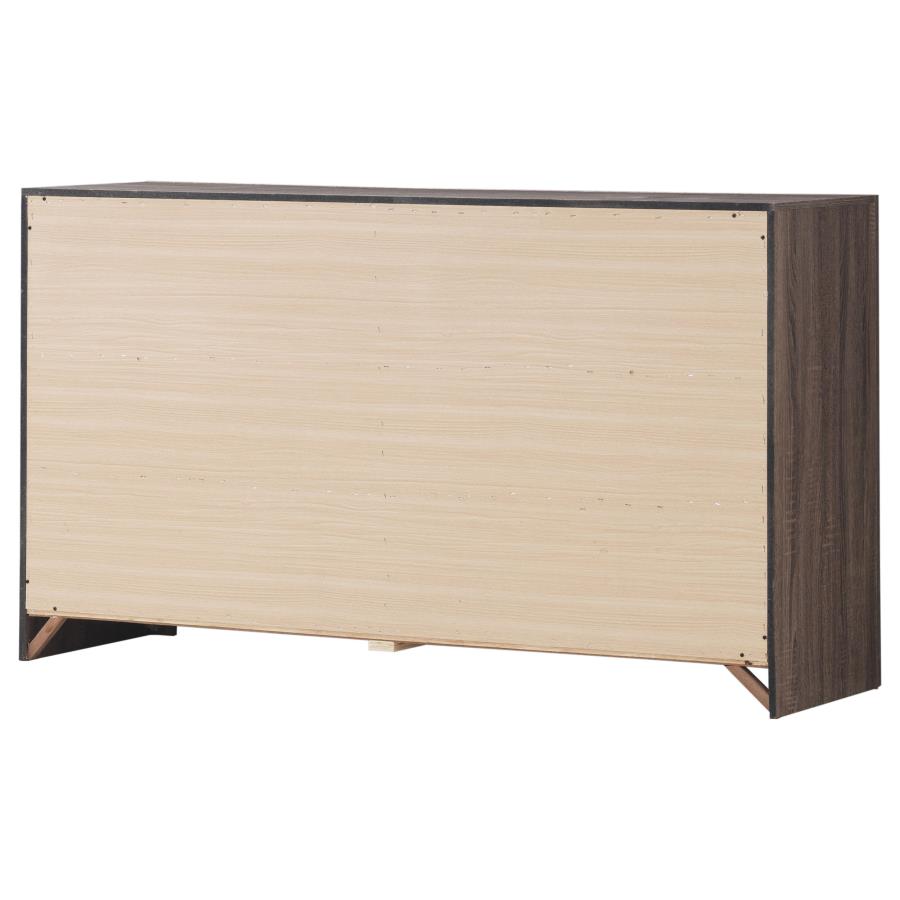 Brantford 6-drawer Dresser Barrel Oak - 207043