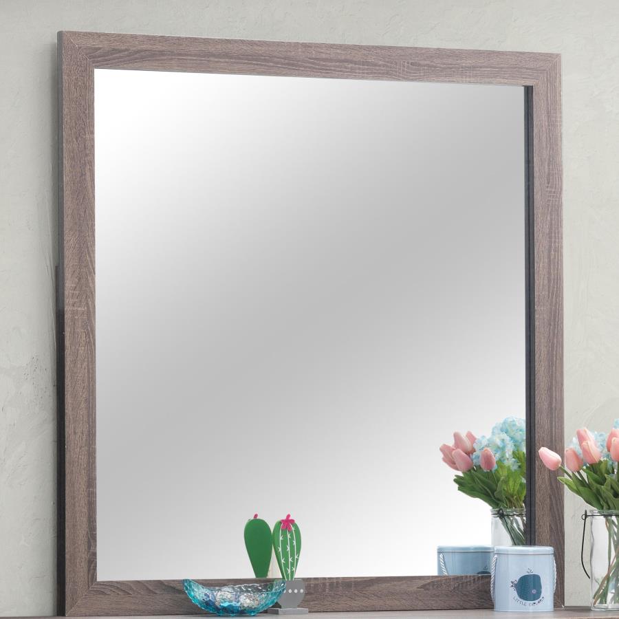Brantford Dresser Mirror Barrel Oak - 207044