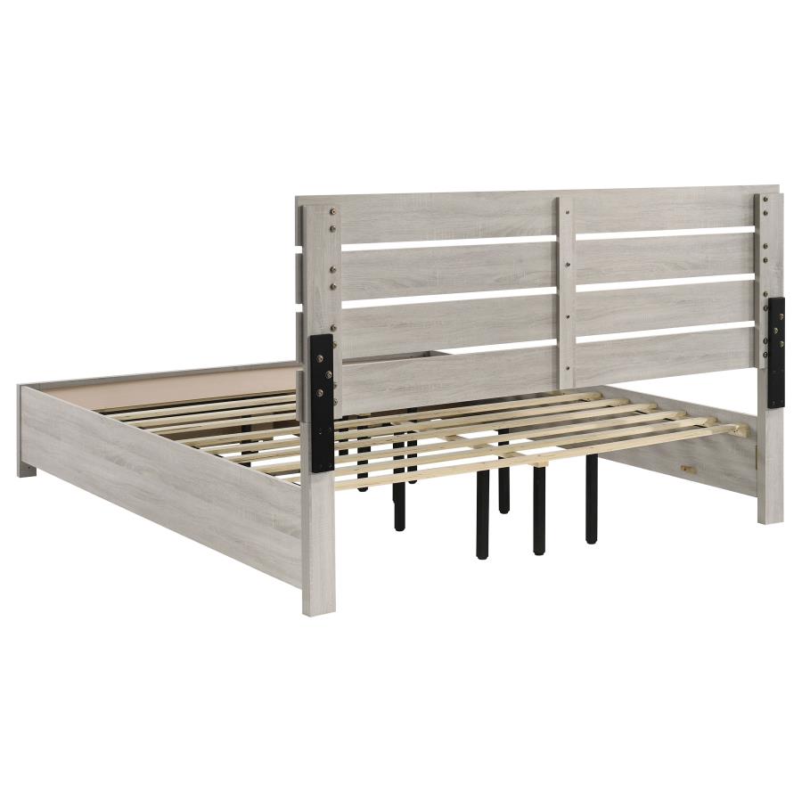 Brantford 5-piece Eastern King Bedroom Set Coastal White - 207050KE-S5