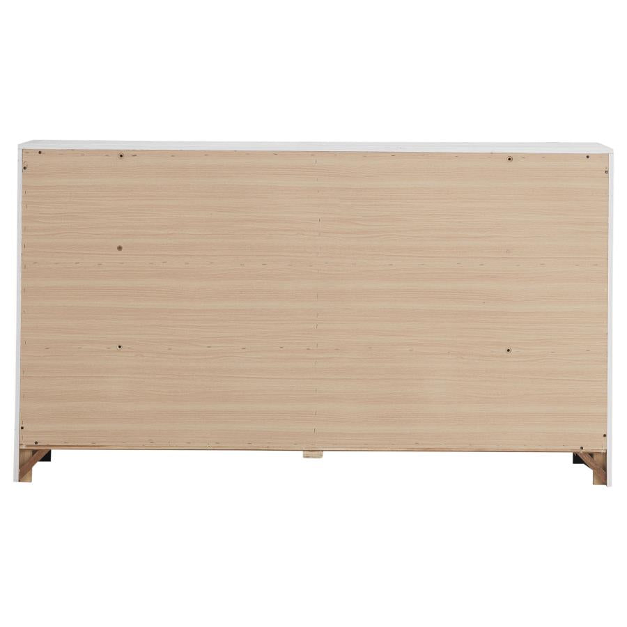 Brantford 6-drawer Dresser Coastal White - 207053
