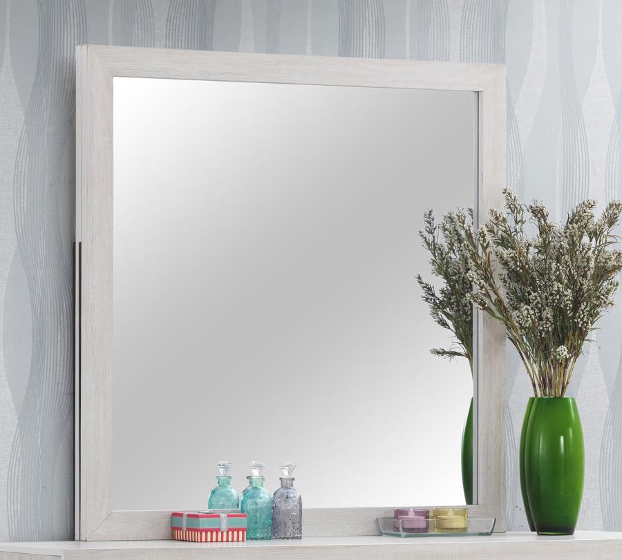 Brantford Dresser Mirror Coastal White - 207054
