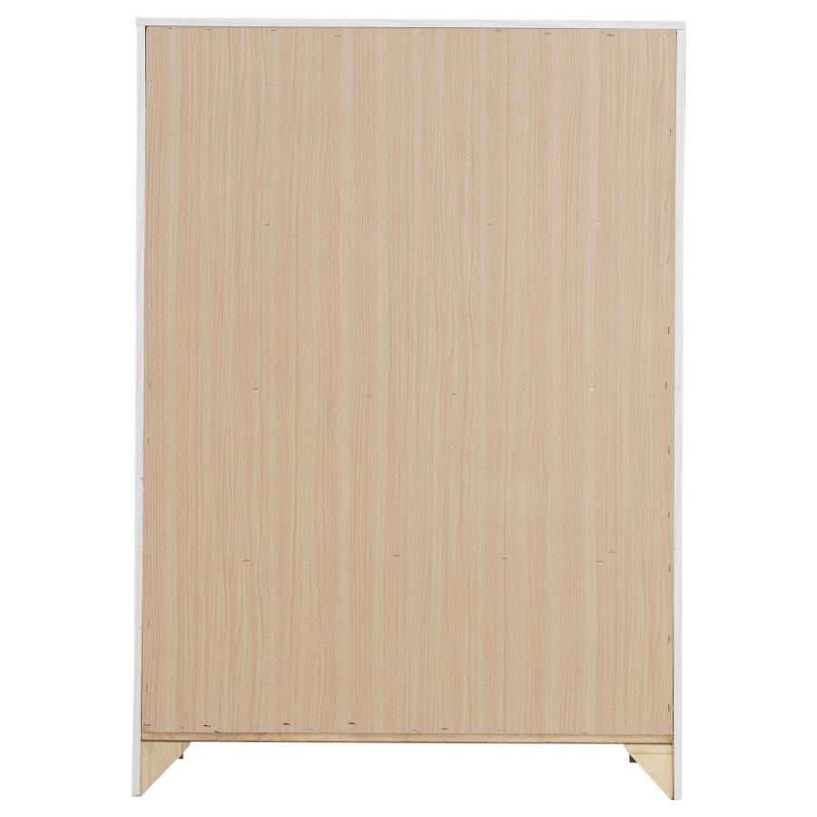 Brantford 4-drawer Bedroom Chest Coastal White - 207055