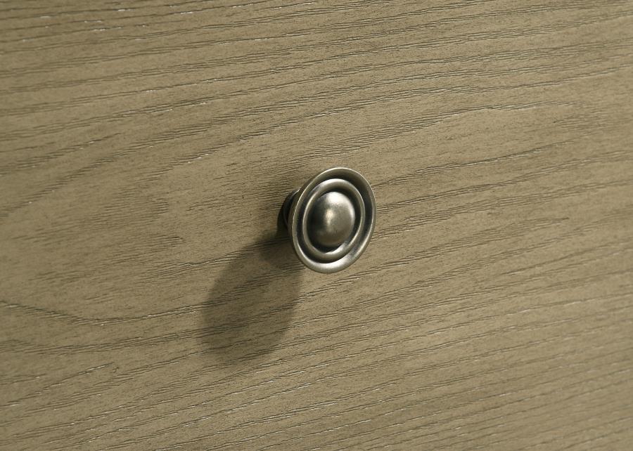 Hazlewood 4-piece Eastern King Bedroom Set Vineyard Oak - 207530KE-S4