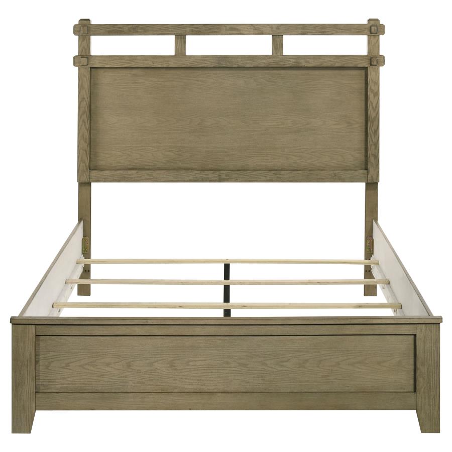 Hazlewood 61-inch Queen Panel Bed Vineyard Oak - 207531Q