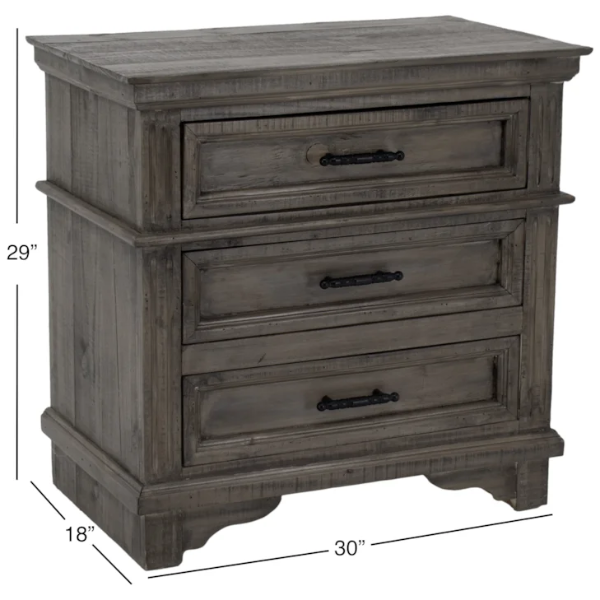 VB CHARLESTON GRANITE NIGHTSTAND - CHARNS