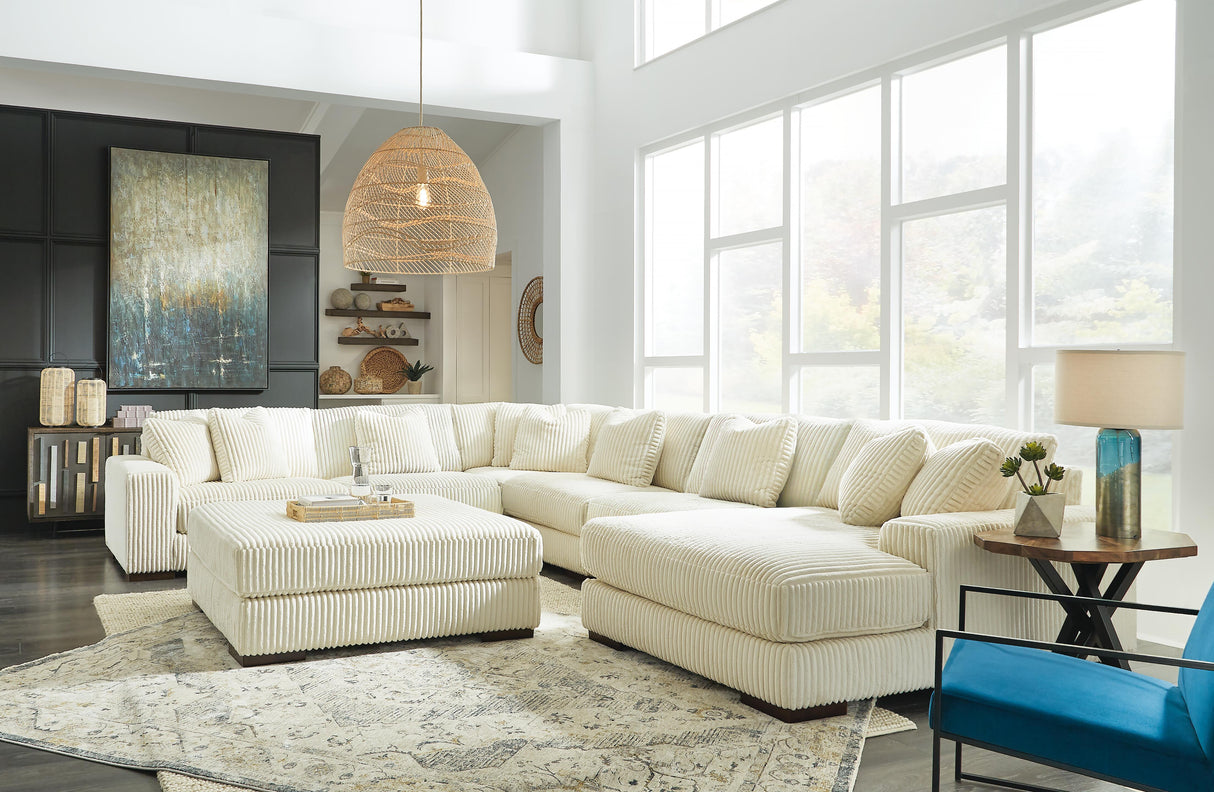 Lindyn 6-Piece Sectional with Chaise and Ottoman - 21104U1