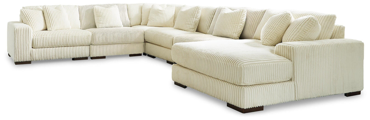 Lindyn 6-Piece Sectional with Chaise and Ottoman - 21104U1