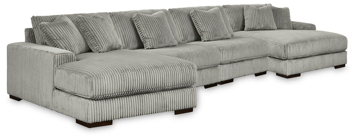 Lindyn 4-Piece Sectional with Double Chaise - 21105S20