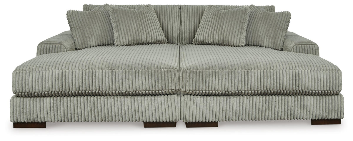 Lindyn Super Chaise with Oversized Swivel Chair - 21105U5