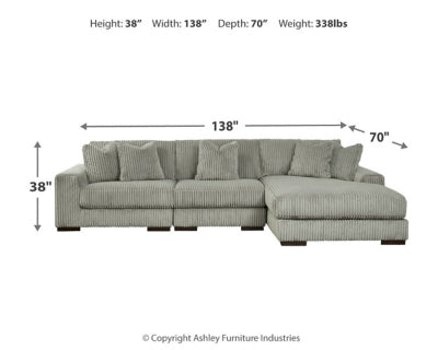 Lindyn 3-Piece Sectional and Chair - 21105U1