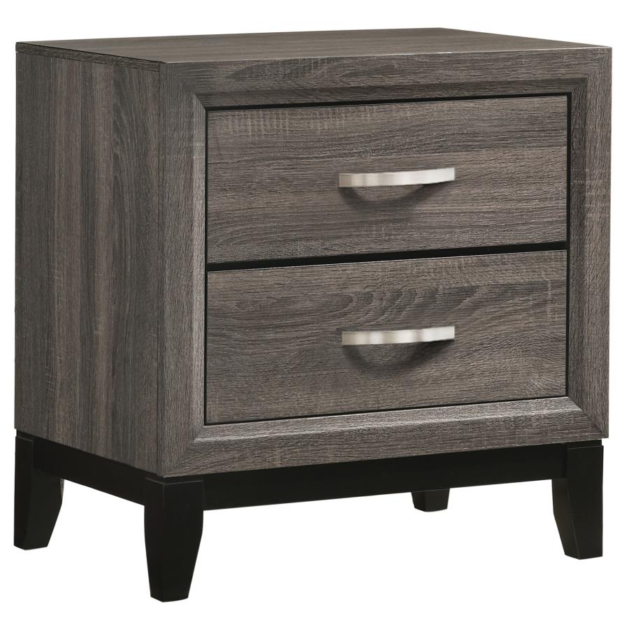 Watson 4-piece Eastern King Bedroom Set Grey Oak - 212421KE-S4