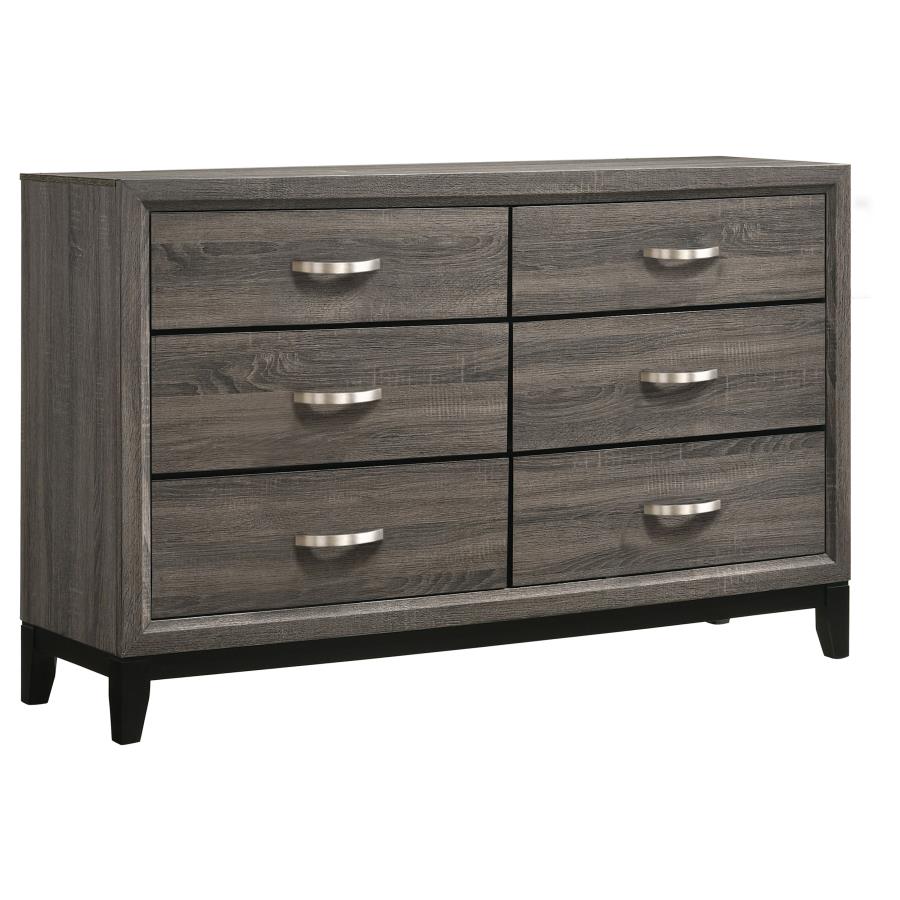 Watson 5-piece California King Bedroom Set Grey Oak - 212421KW-S5