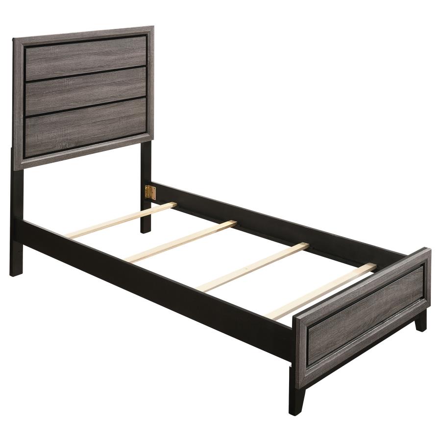 Watson 5-piece Twin Bedroom Set Grey Oak - 212421T-S5