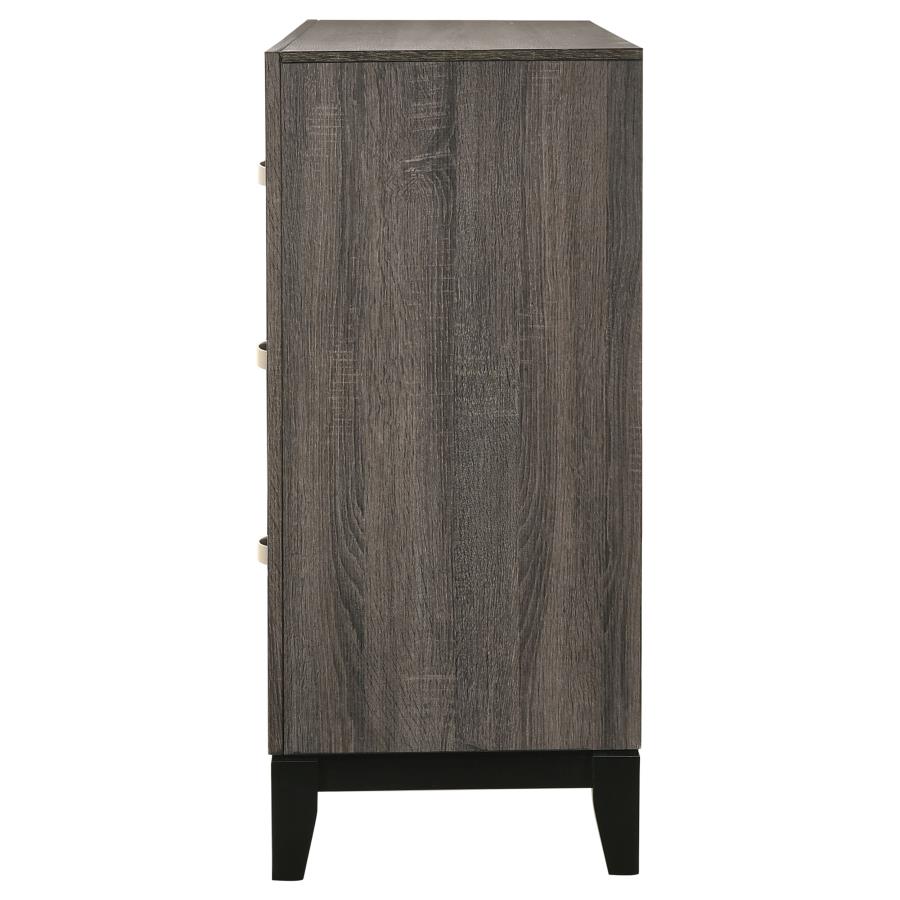 Watson 6-drawer Dresser Grey Oak - 212423
