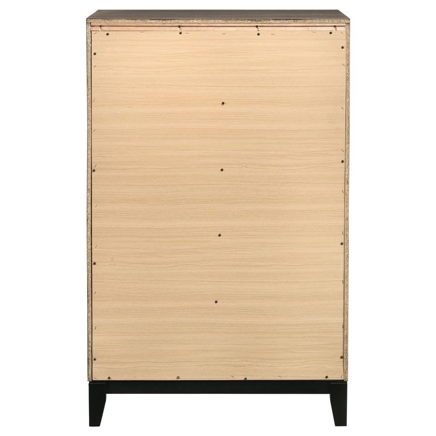 Watson 5-drawer Bedroom Chest Grey Oak - 212425