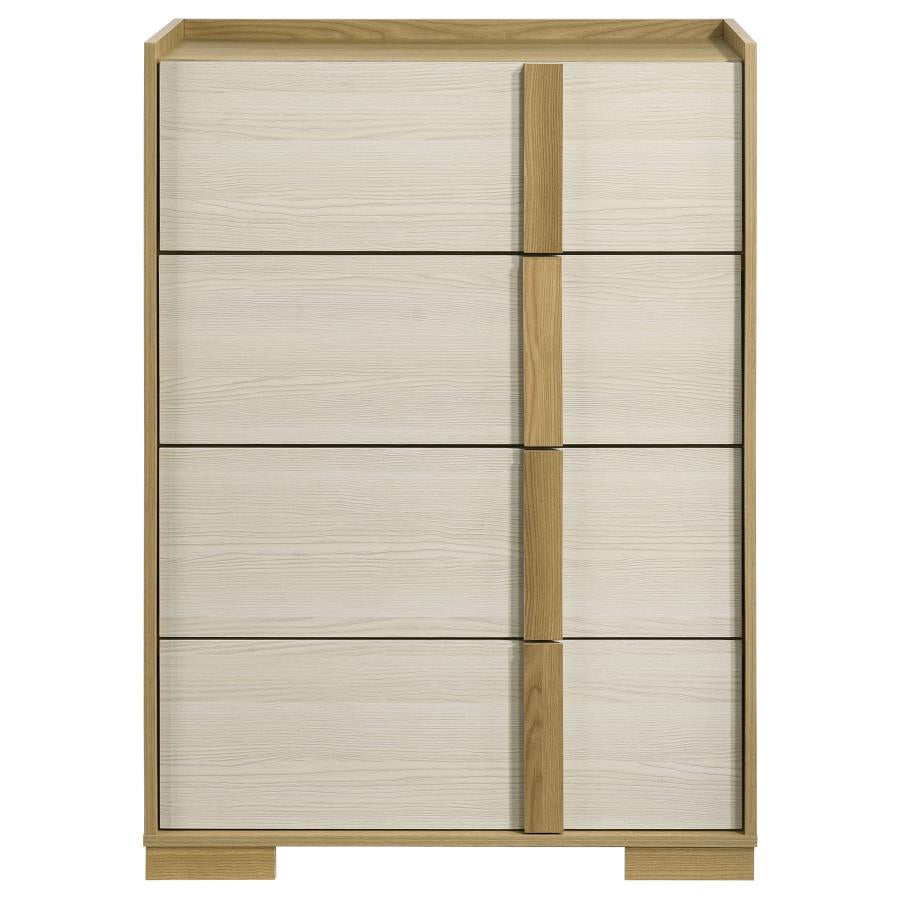 Hyland 4-drawer Chest of Drawers Natural - 215655