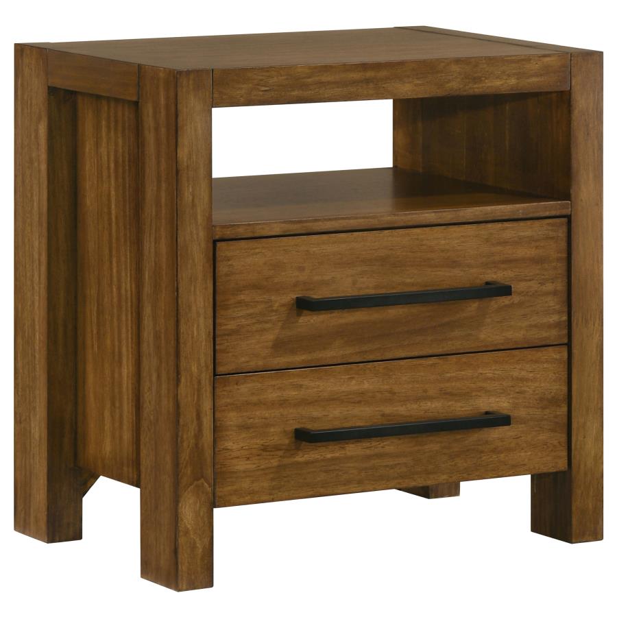 Adderley 5-piece California King Bedroom Set Warm Brown - 215851KW-S5