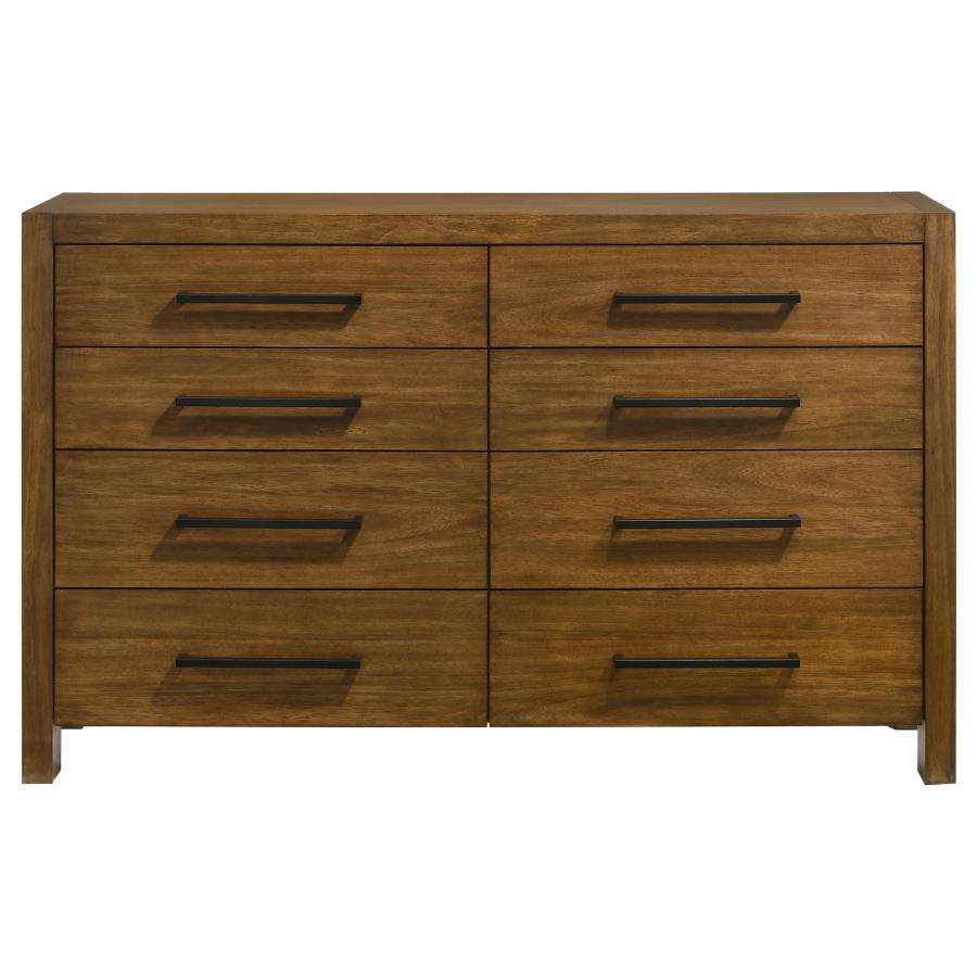 Adderley 8-drawer Bedroom Dresser Cabinet Warm Brown - 215853
