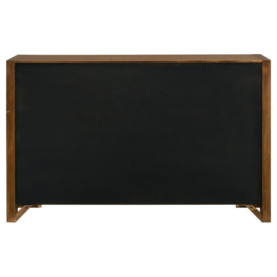 Adderley 8-drawer Bedroom Dresser Cabinet Warm Brown - 215853