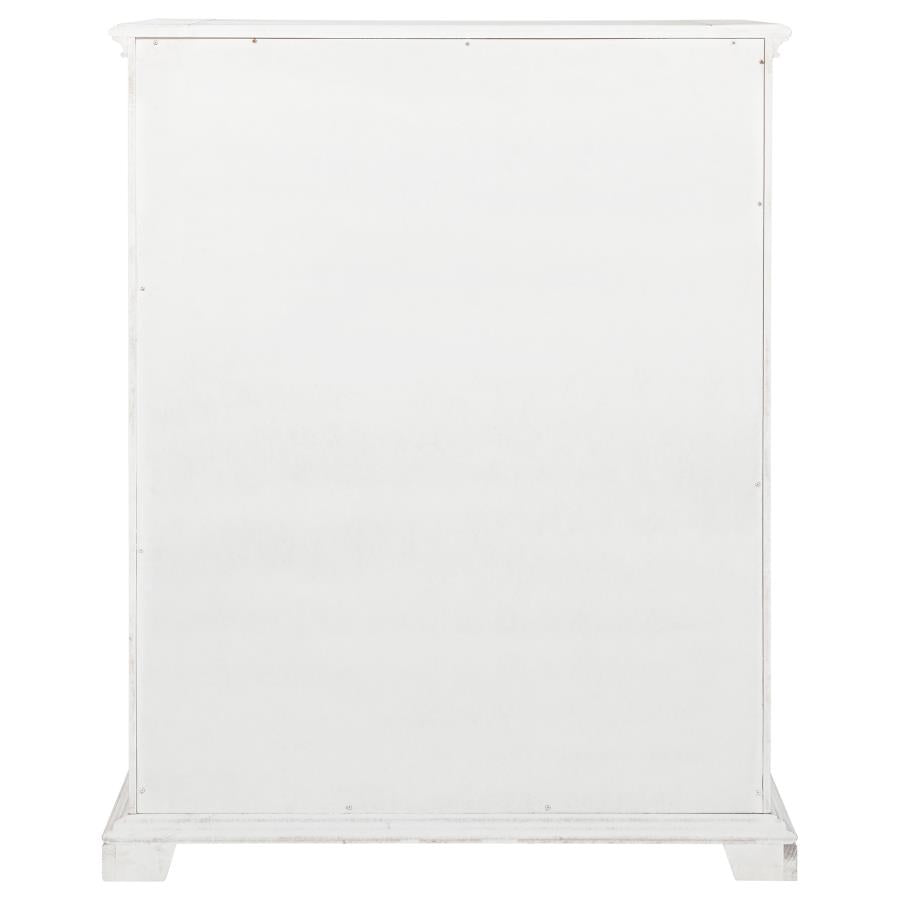 McKinney 5-drawer Bedroom Chest of Drawers Vintage White - 215875