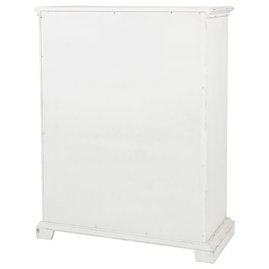 McKinney 5-drawer Bedroom Chest of Drawers Vintage White - 215875