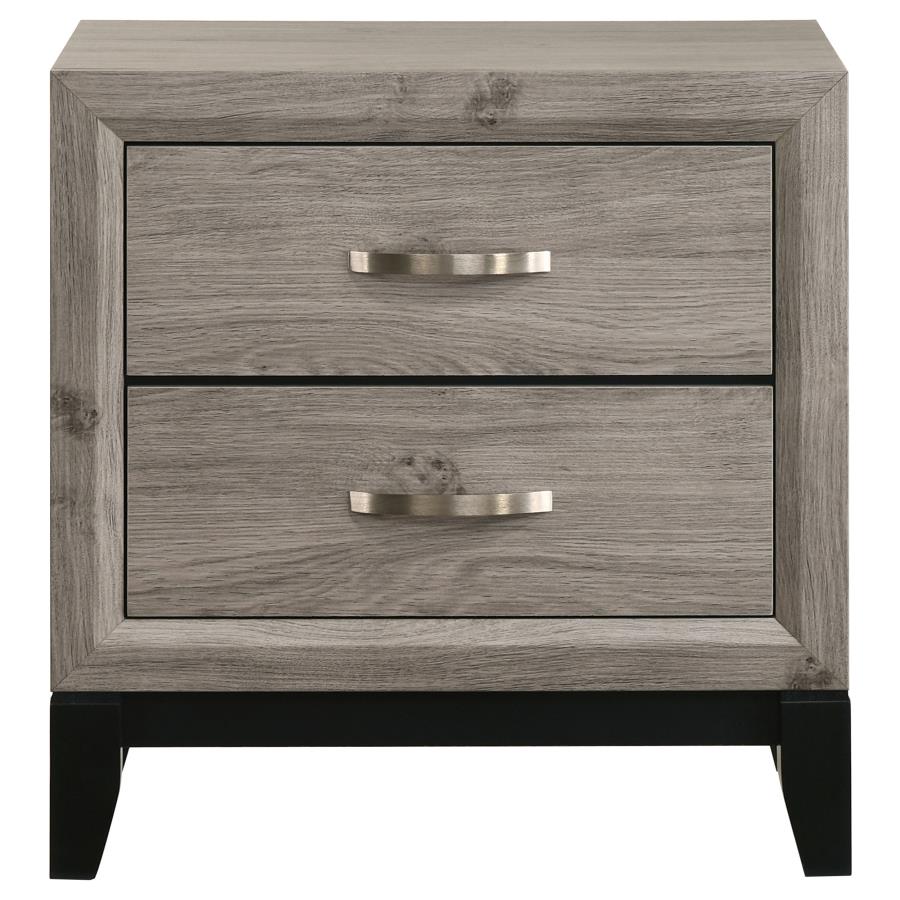 Watson 2-drawer Nightstand Bedside Table Light Taupe - 215912