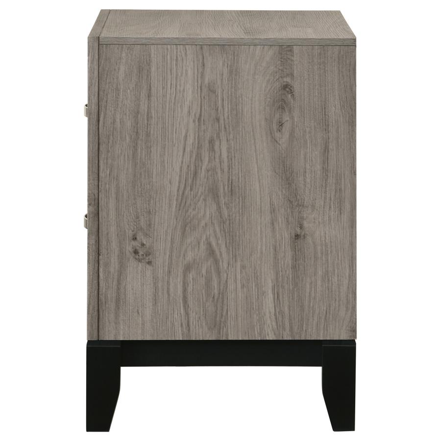 Watson 2-drawer Nightstand Bedside Table Light Taupe - 215912