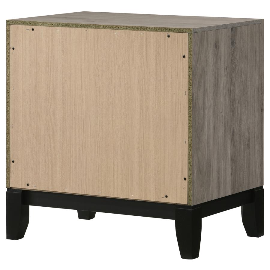 Watson 2-drawer Nightstand Bedside Table Light Taupe - 215912