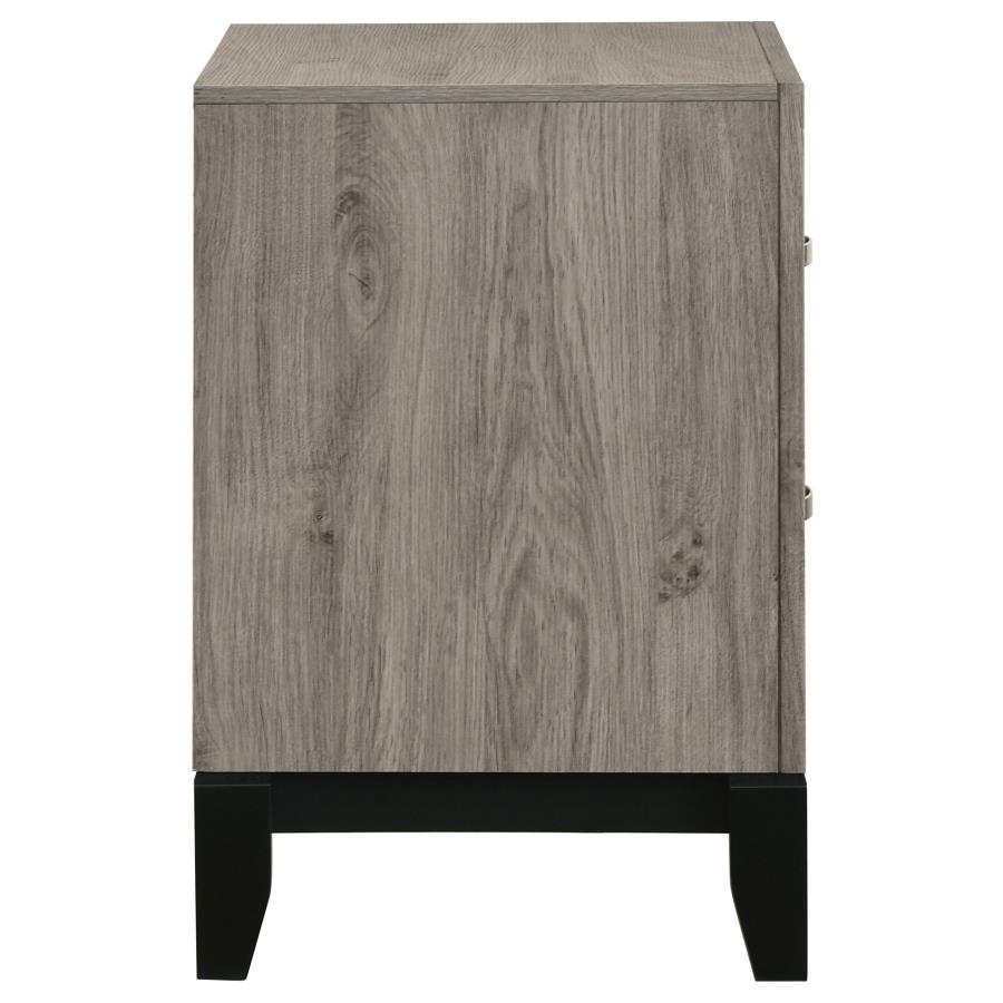 Watson 2-drawer Nightstand Bedside Table Light Taupe - 215912