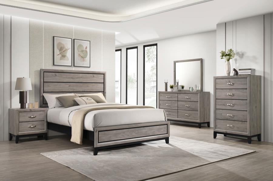 Watson 5-drawer Bedroom Chest of Drawers Light Taupe - 215915