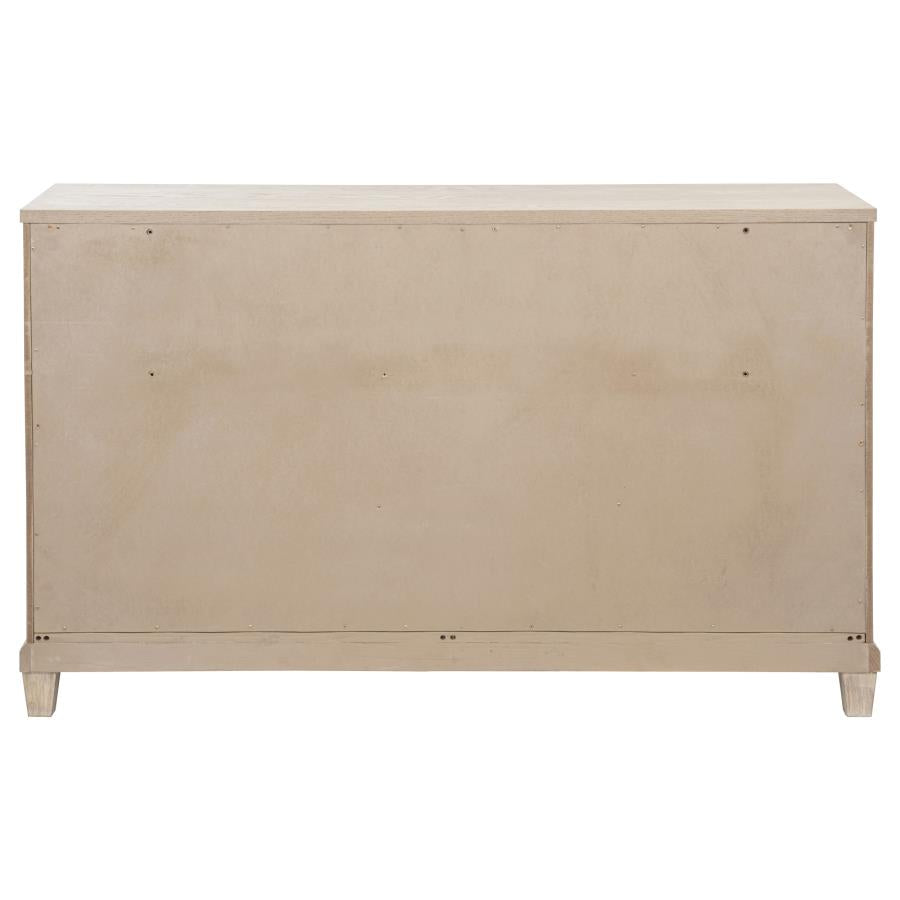 Pembroke 6-drawer Bedroom Dresser Cabinet Washed Oak - 215923