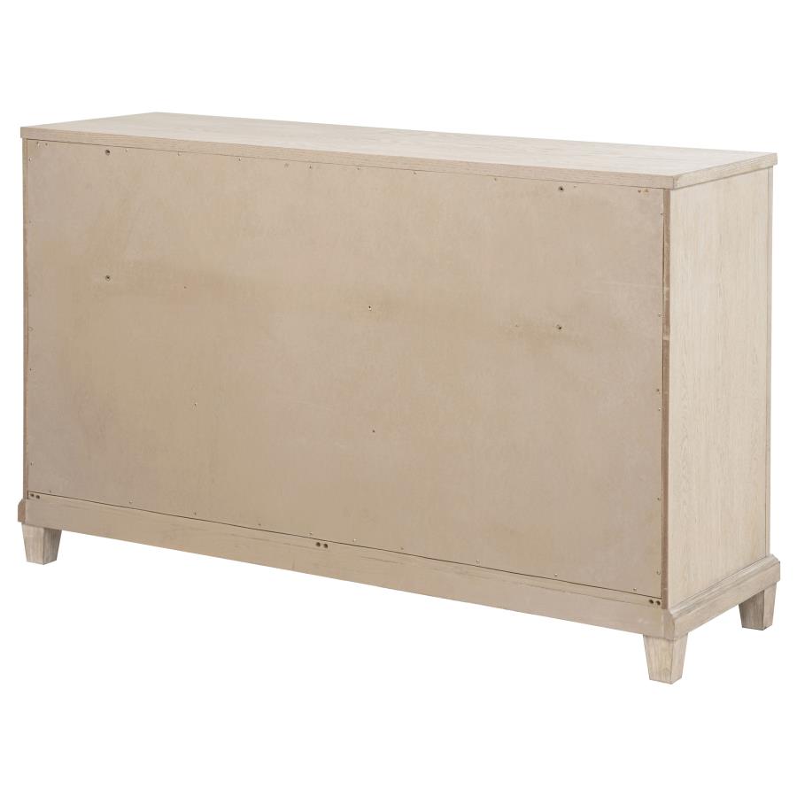 Pembroke 6-drawer Bedroom Dresser Cabinet Washed Oak - 215923