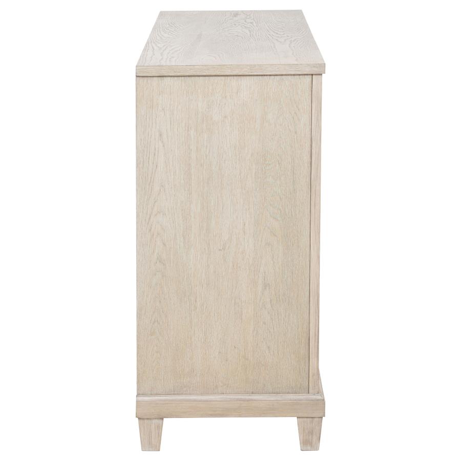 Pembroke 6-drawer Bedroom Dresser Cabinet Washed Oak - 215923