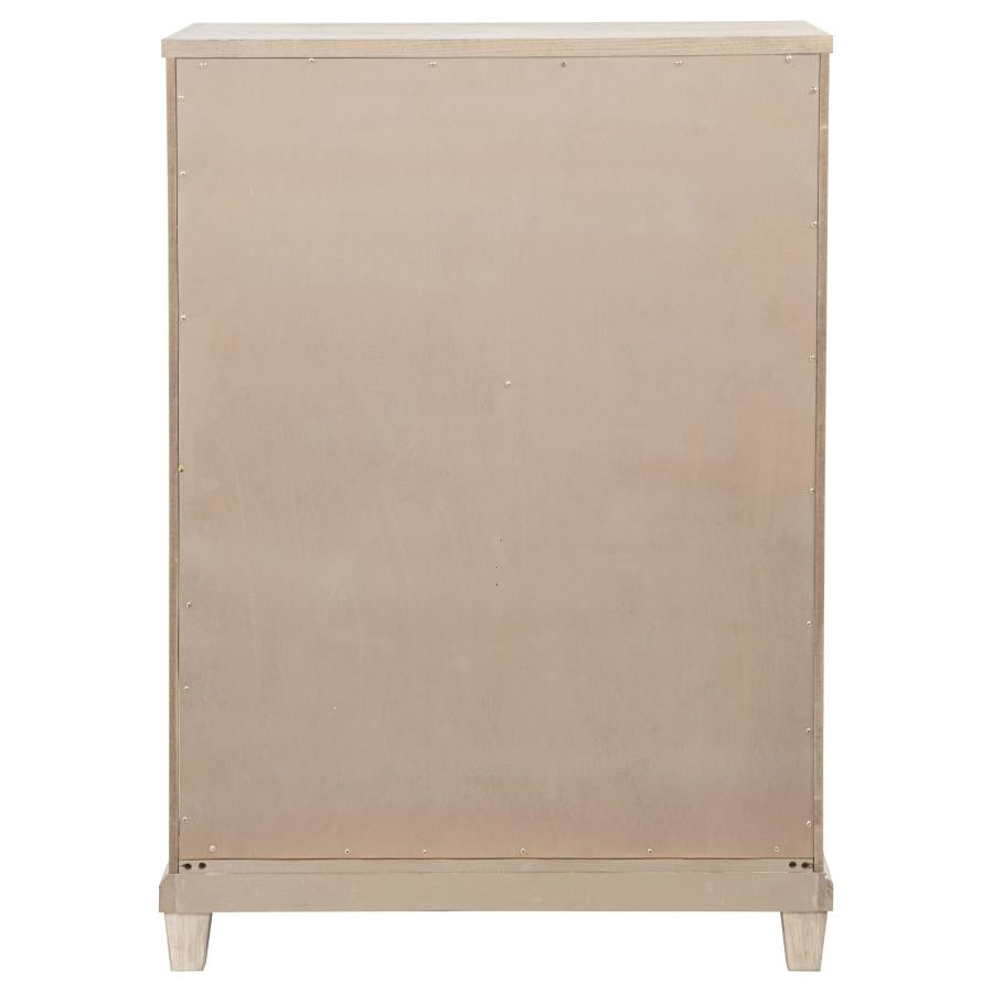 Pembroke 5-drawer Chest of Drawers Washed Oak - 215925
