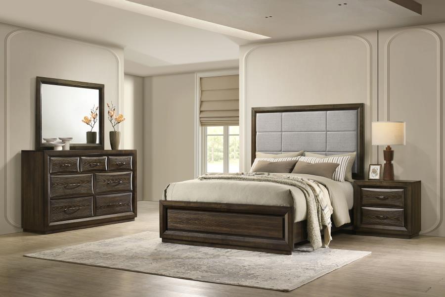 Atlas 4-piece California King Bedroom Set Dark Oak - 215971KW-S4