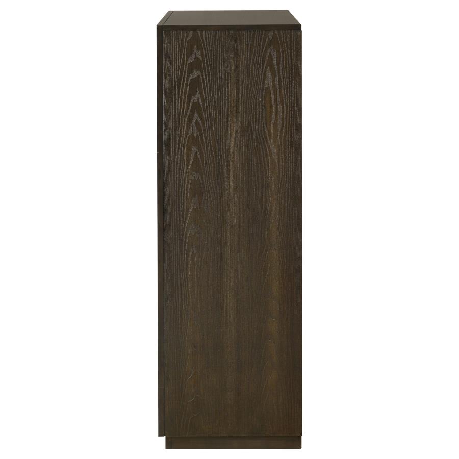 Atlas 5-drawer Bedroom Chest of Drawers Dark Oak - 215975