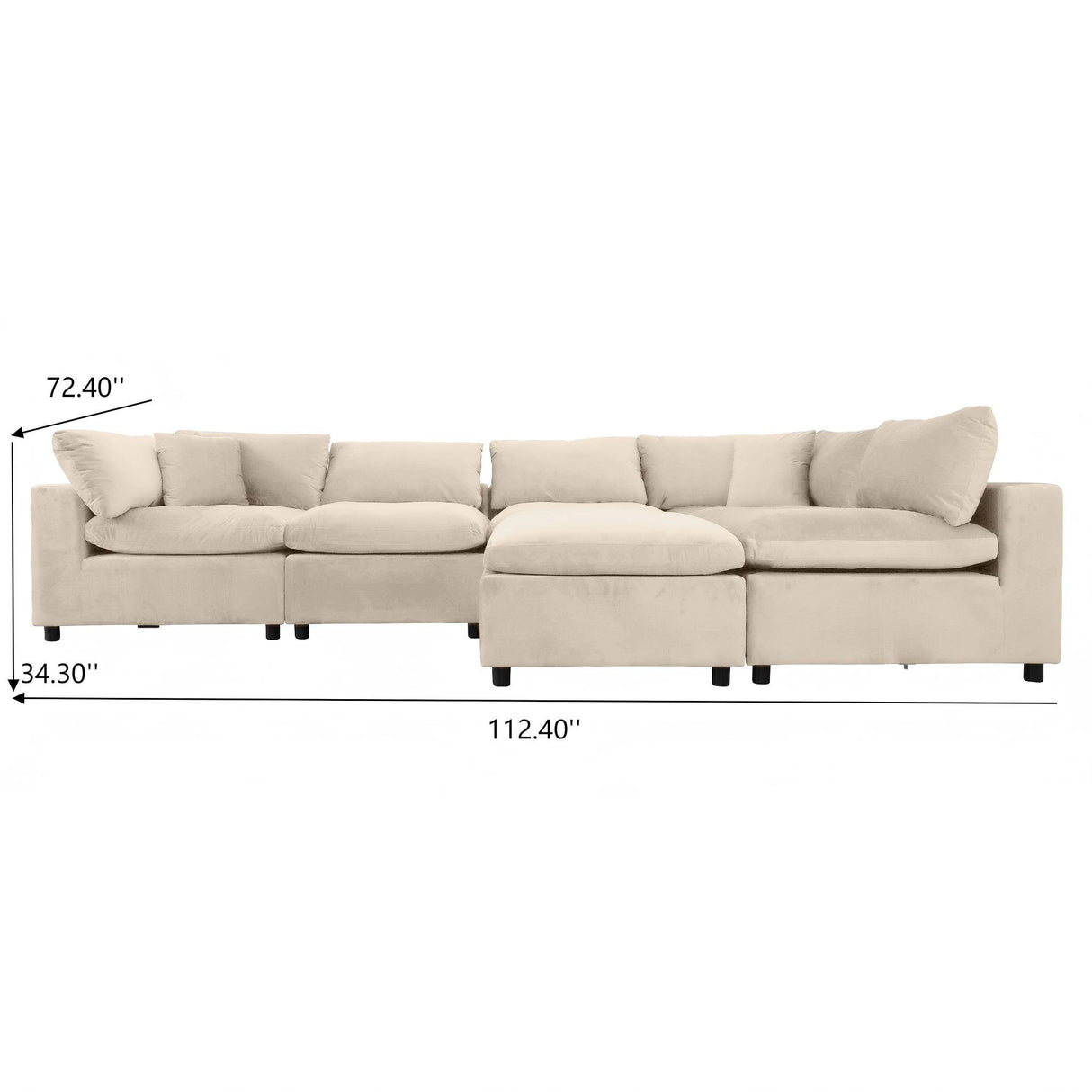 Hayward - Oversized Modular Sectional Sofa