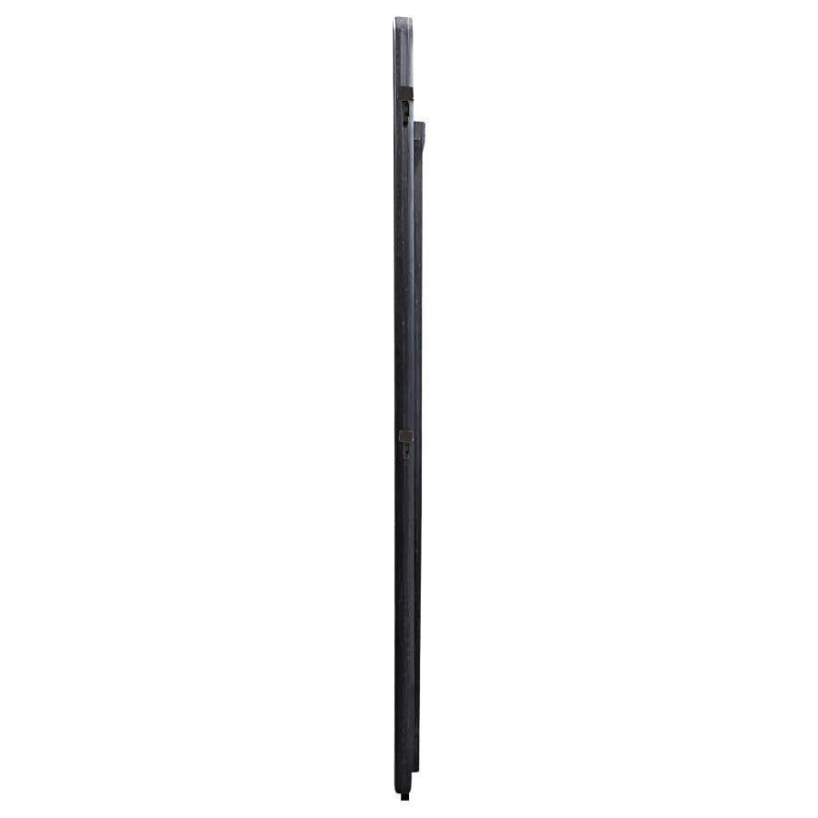 Leandro 76-inch Full Length Floor Mirror Burnished Black - 222498