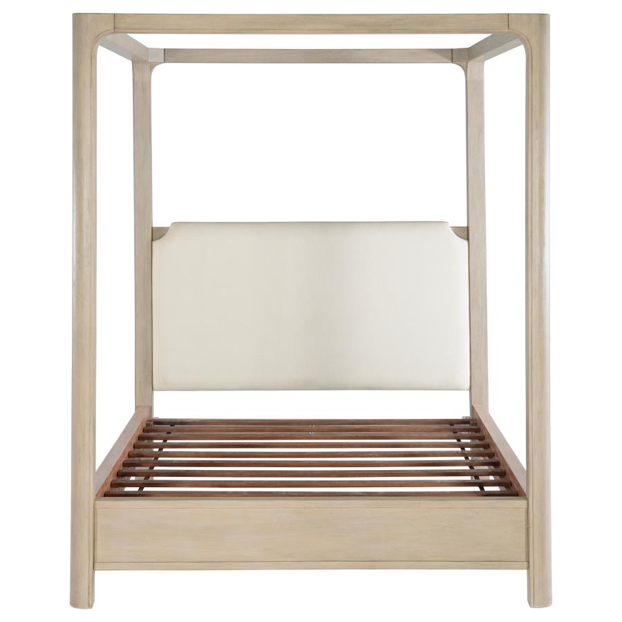 Solano 85-inch Eastern King Canopy Bed Weathered Mango - 222520KE