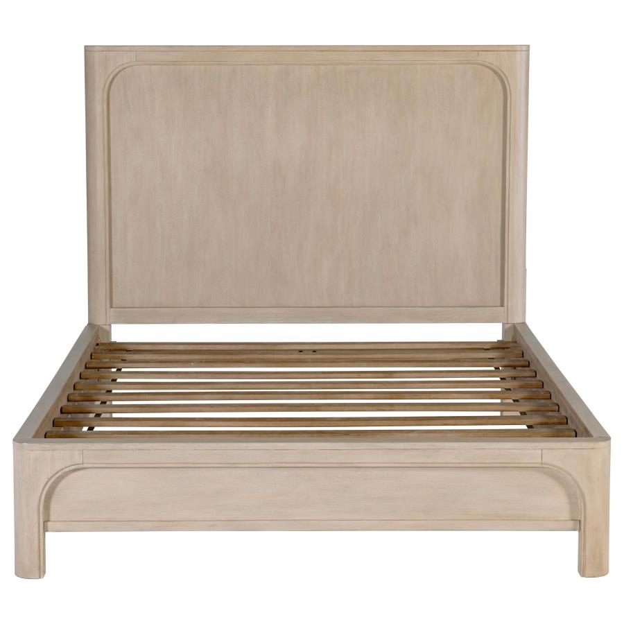 Solano 55-inch Queen Panel Bed Weathered Mango - 222521Q