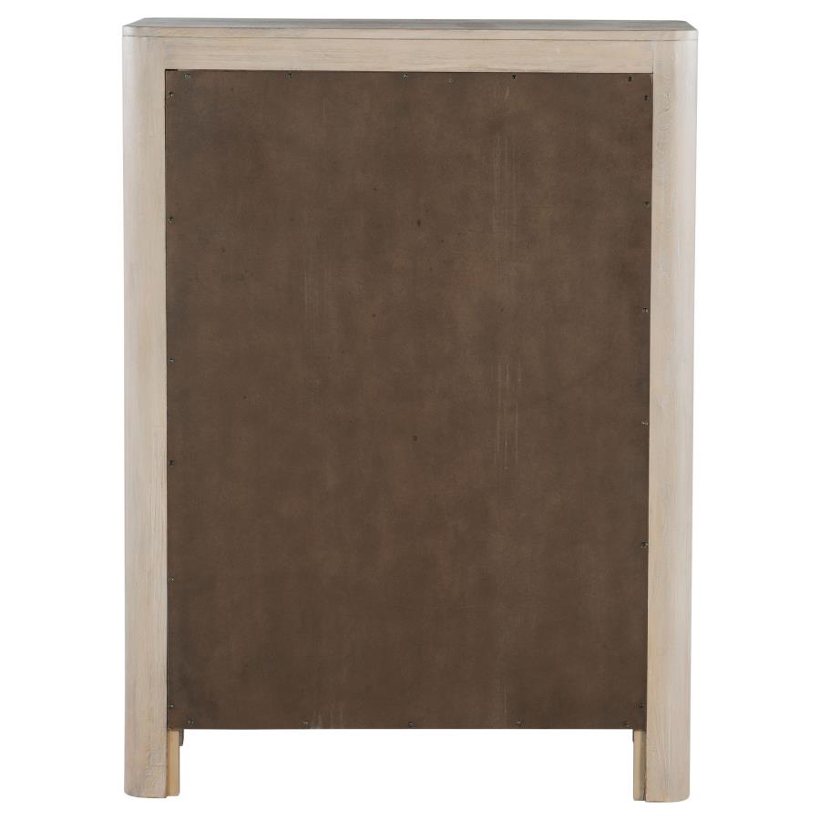 Solano 5-drawer Bedroom Chest of Drawers Weathered Mango - 222525