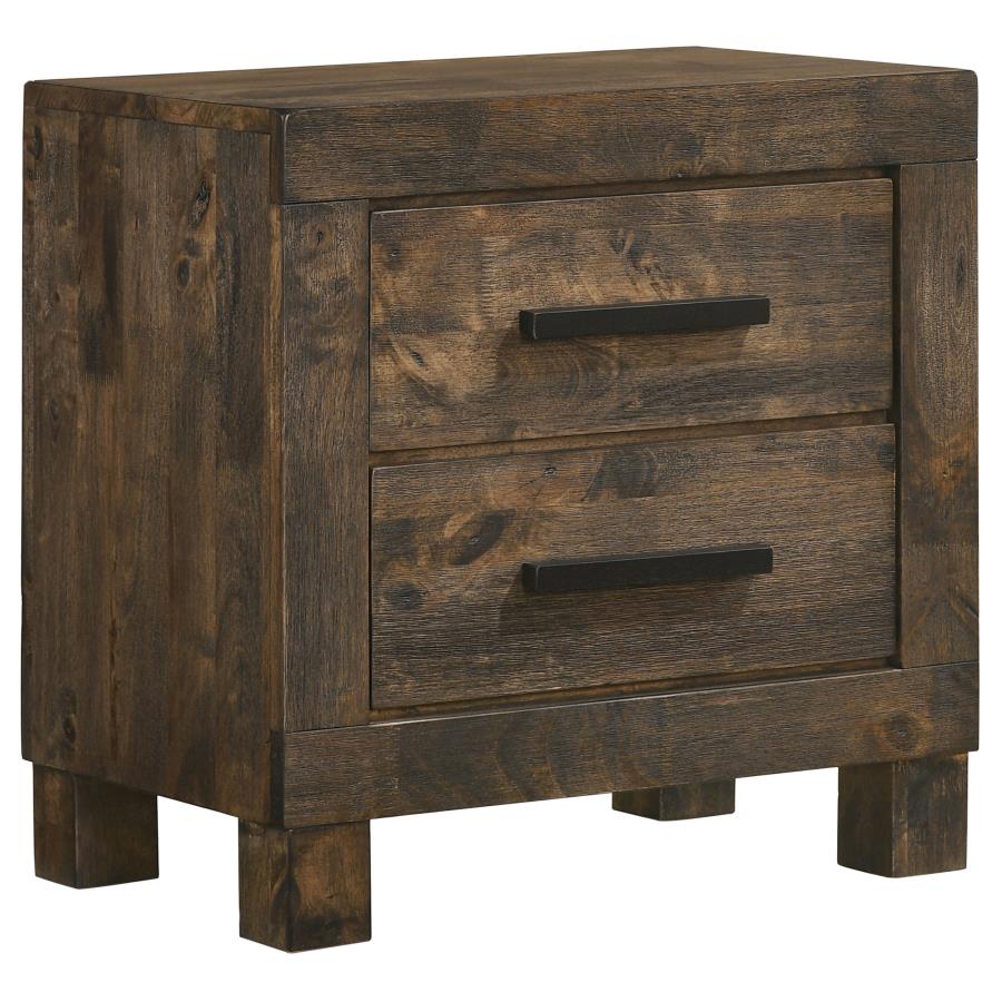 Woodmont 5-piece Eastern King Bedroom Set Golden Brown - 222631KE-S5