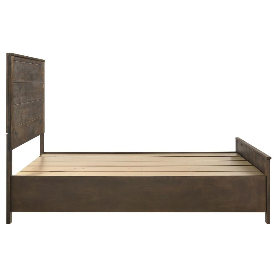 Woodmont Wood Queen Storage Panel Bed Rustic Golden Brown - 222631Q