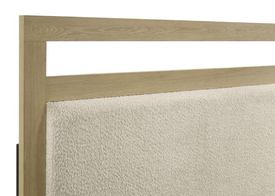 Hendricks 4-piece Queen Bedroom Set Light Oak - 222651Q-S4