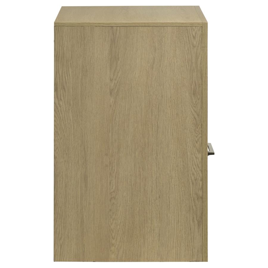 Hendricks 1-drawer Nightstand Bedside Table with Cubby Light Oak - 222652